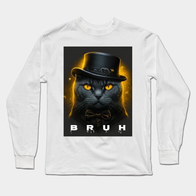 Bruh Long Sleeve T-Shirt by jzone_05